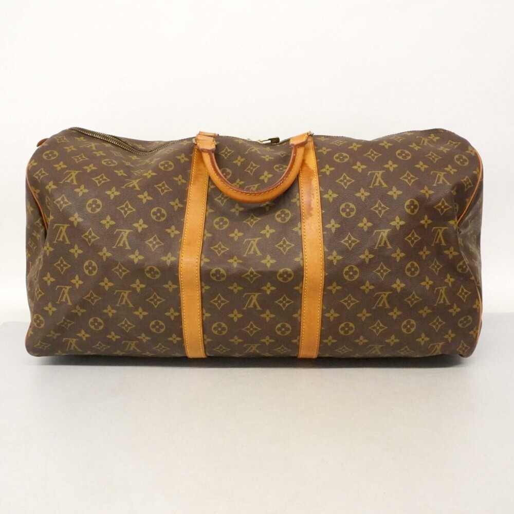 LOUIS VUITTON Brown Monogram Keepall 60 Boston Bag - Picture 12 of 12